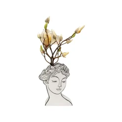 KARE Design Vase Favola Femme Buste Blanc Et Noir ^ Vase