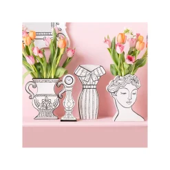 KARE Design Vase Favola Femme Buste Blanc Et Noir ^ Vase