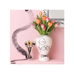 KARE Design Vase Favola Homme Blanc Et Noir ^ Vase
