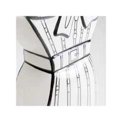 KARE Design Vase Favola Robe Blanc Et Noir ^ Vase