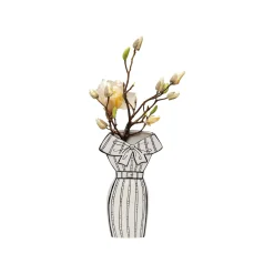KARE Design Vase Favola Robe Blanc Et Noir ^ Vase