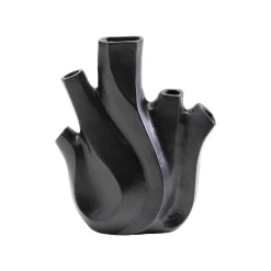 KARE Design Vase Flame Noir 25cm ^ Vase