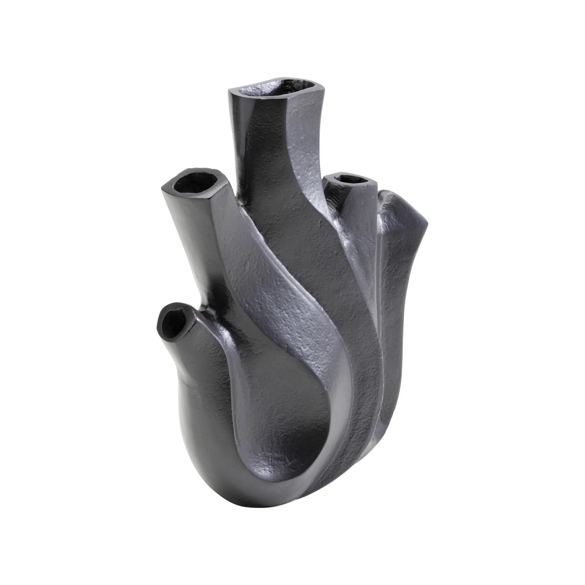 KARE Design Vase Flame Noir 25cm ^ Vase