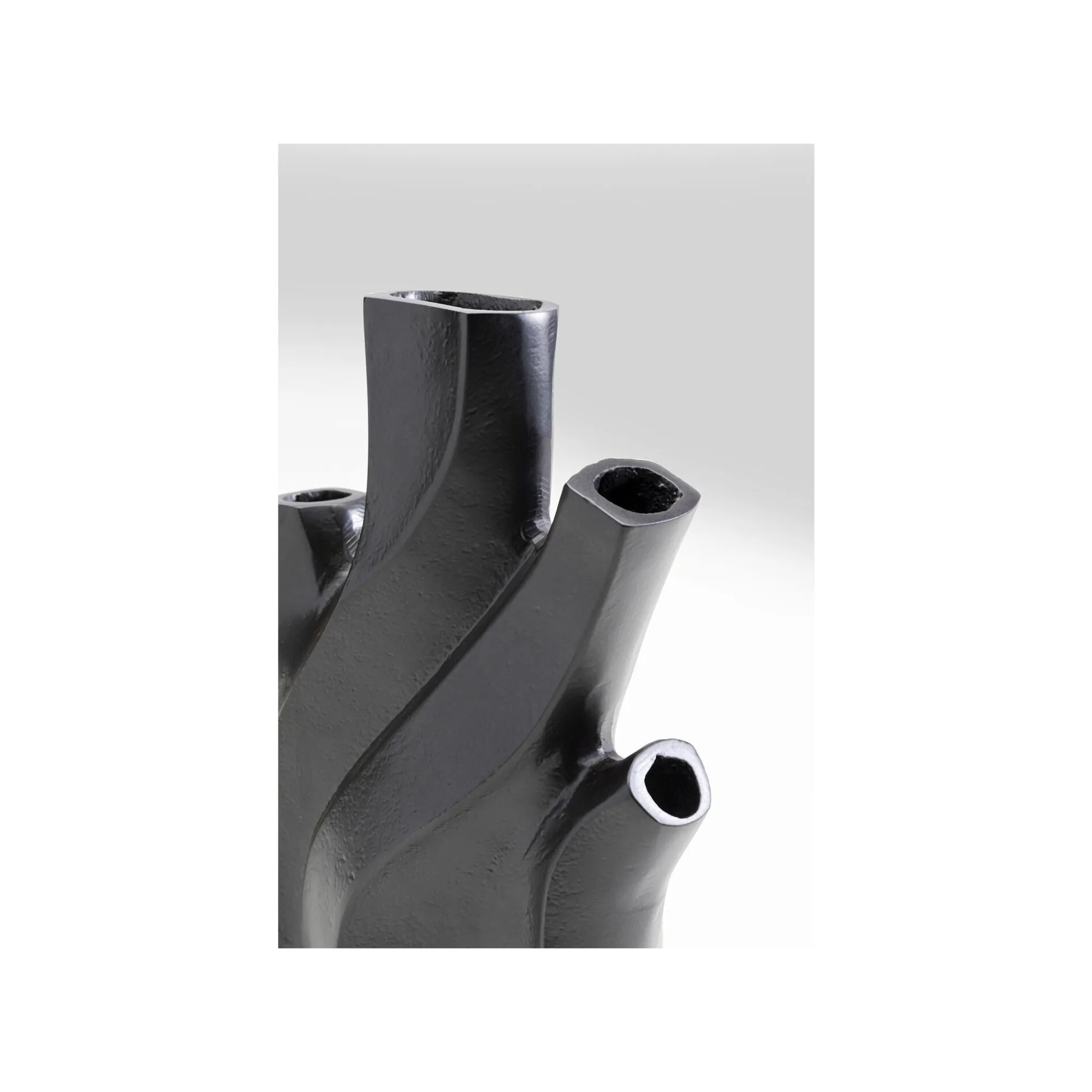 KARE Design Vase Flame Noir 25cm ^ Vase
