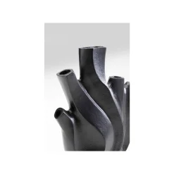 KARE Design Vase Flame Noir 25cm ^ Vase