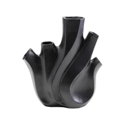 KARE Design Vase Flame Noir 29cm ^ Vase