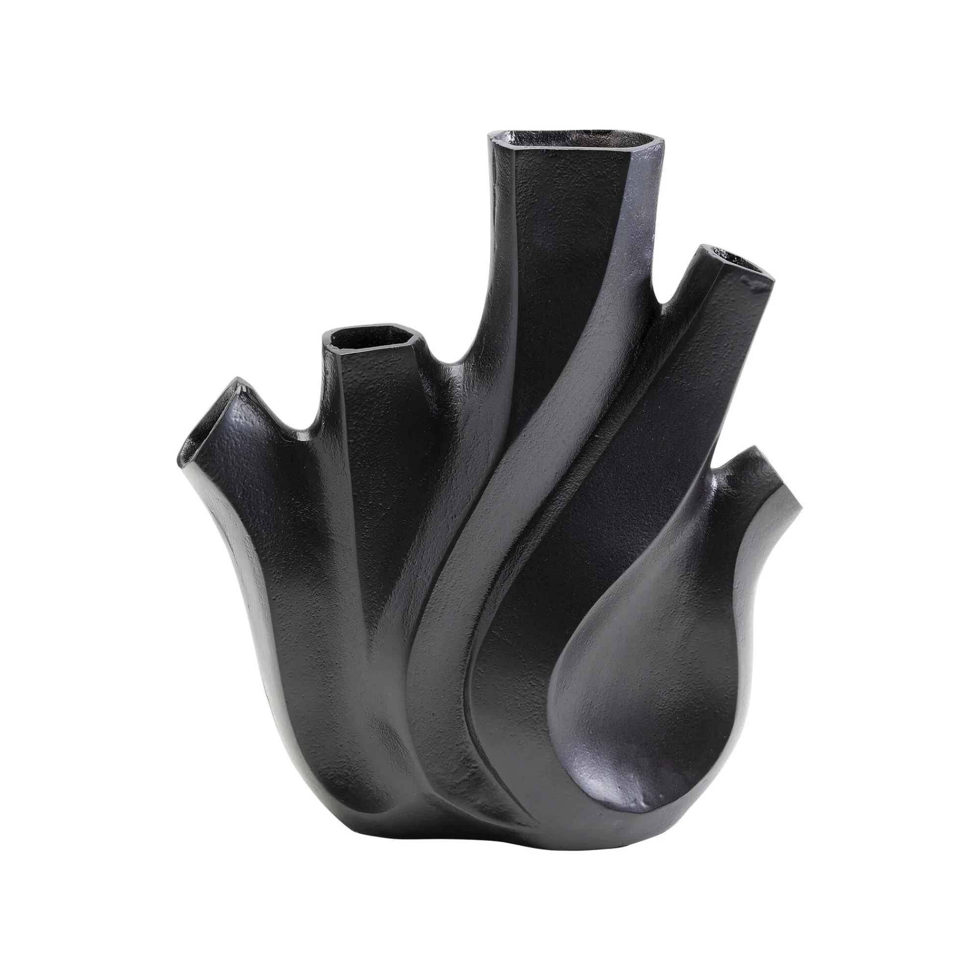 KARE Design Vase Flame Noir 29cm ^ Vase