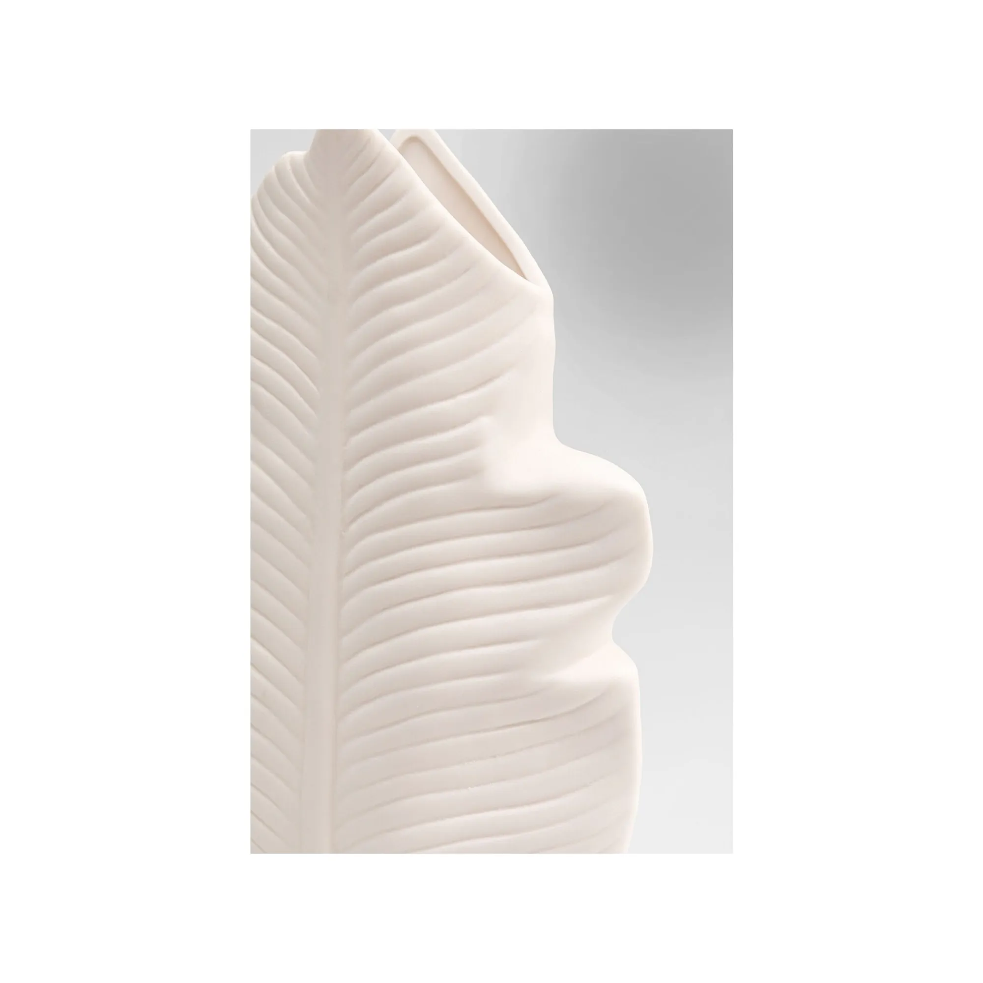 KARE Design Vase Foglia Blanc 29cm ^ Vase