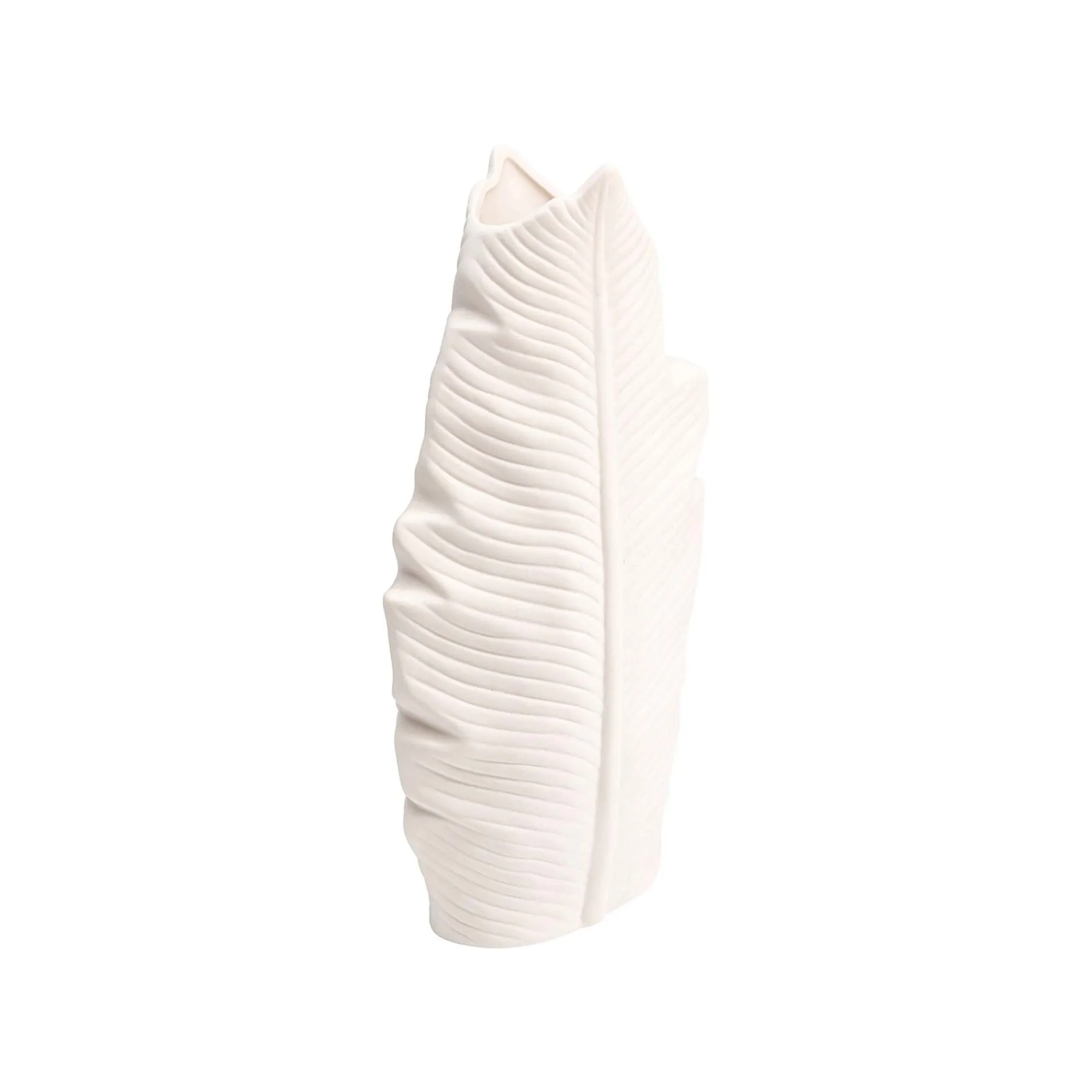 KARE Design Vase Foglia Blanc 29cm ^ Vase