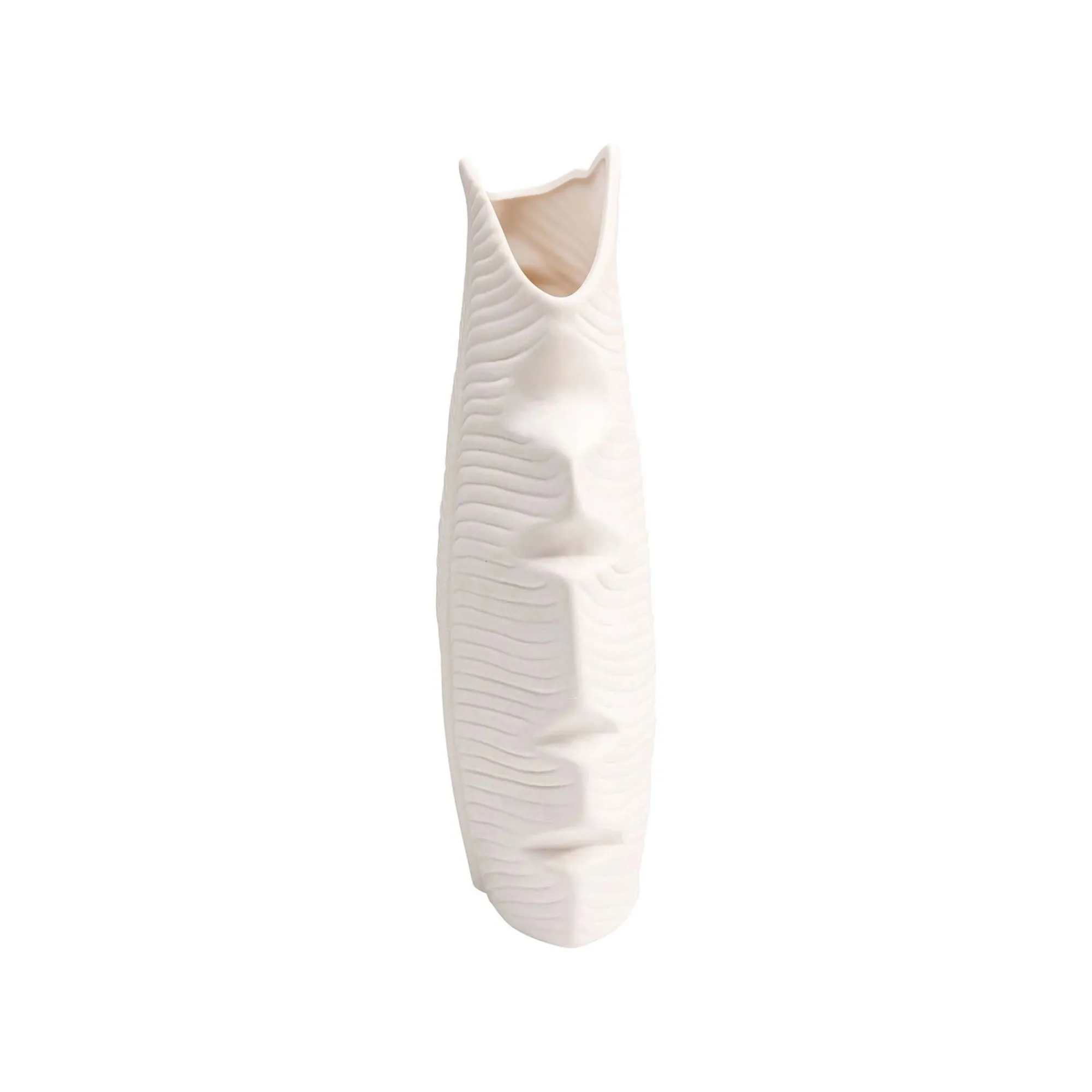 KARE Design Vase Foglia Blanc 29cm ^ Vase