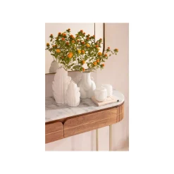 KARE Design Vase Foglia Blanc 29cm ^ Vase