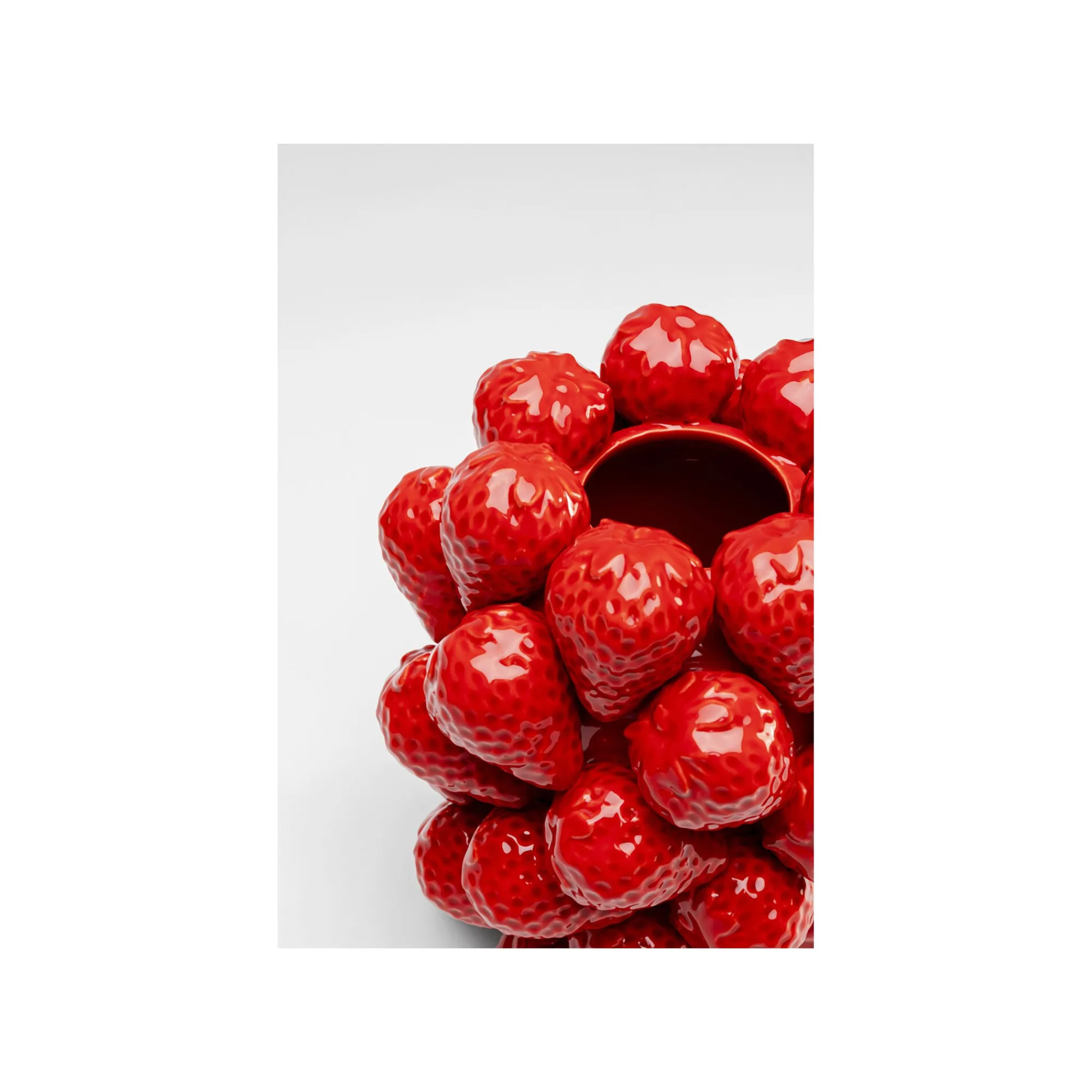 KARE Design Vase Fraises Rouges 24cm ^ Vase