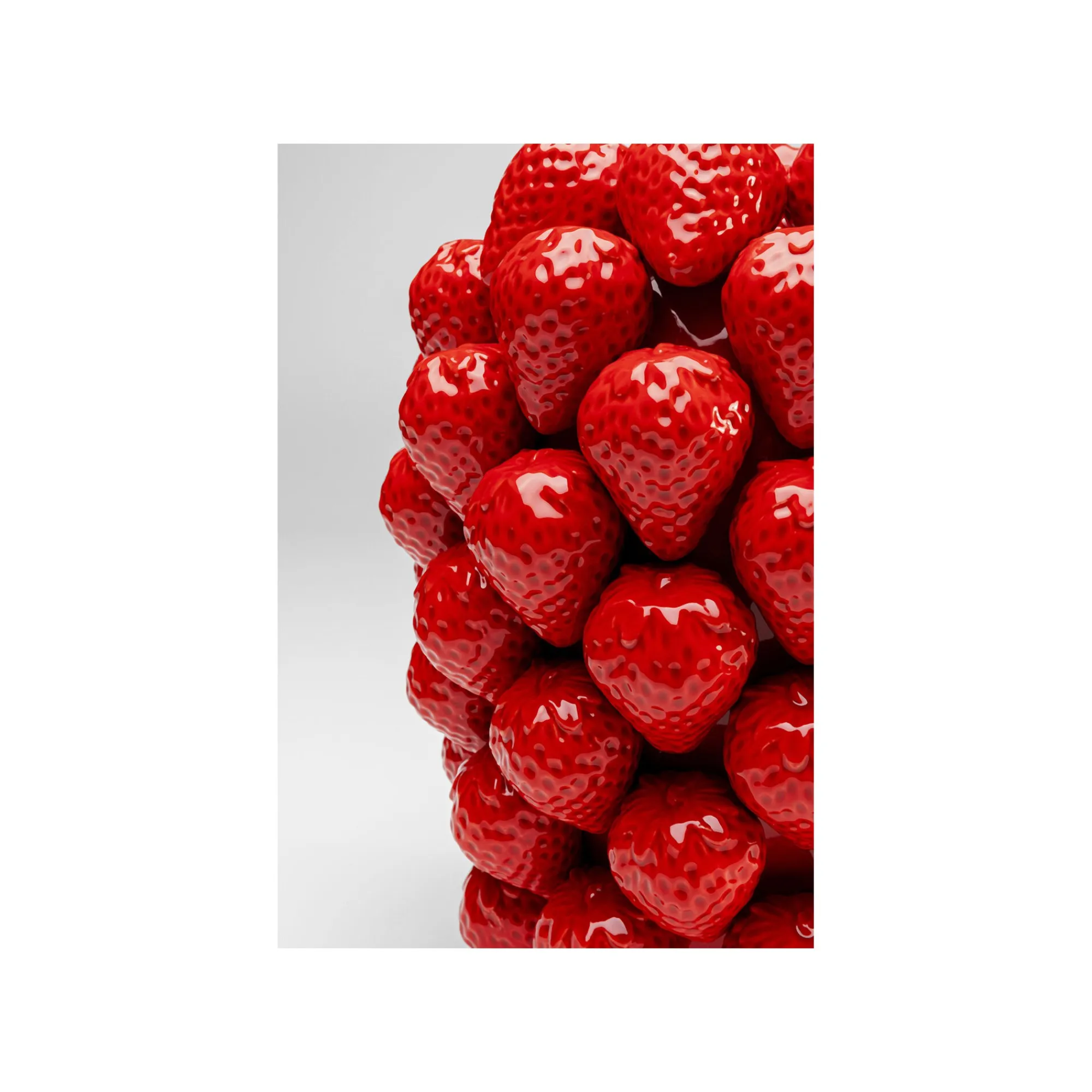 KARE Design Vase Fraises Rouges 30cm ^ Vase