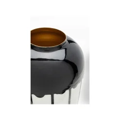 KARE Design Vase Macchie 24cm Noir Et Blanc ^ Vase