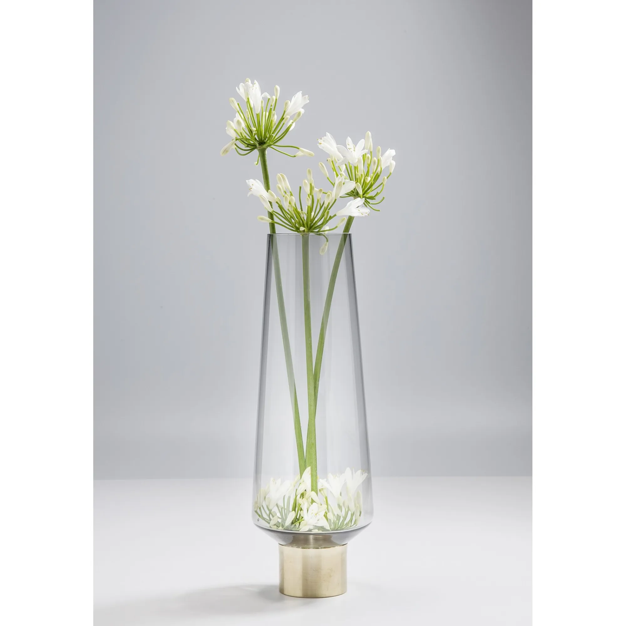 KARE Design Vase Noble Ring Gris 40cm ^ Vase