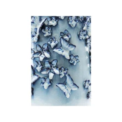 KARE Design Vase Papillons Bleu Clair 50cm ^ Vase