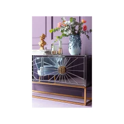 KARE Design Vase Papillons Bleu Clair 50cm ^ Vase