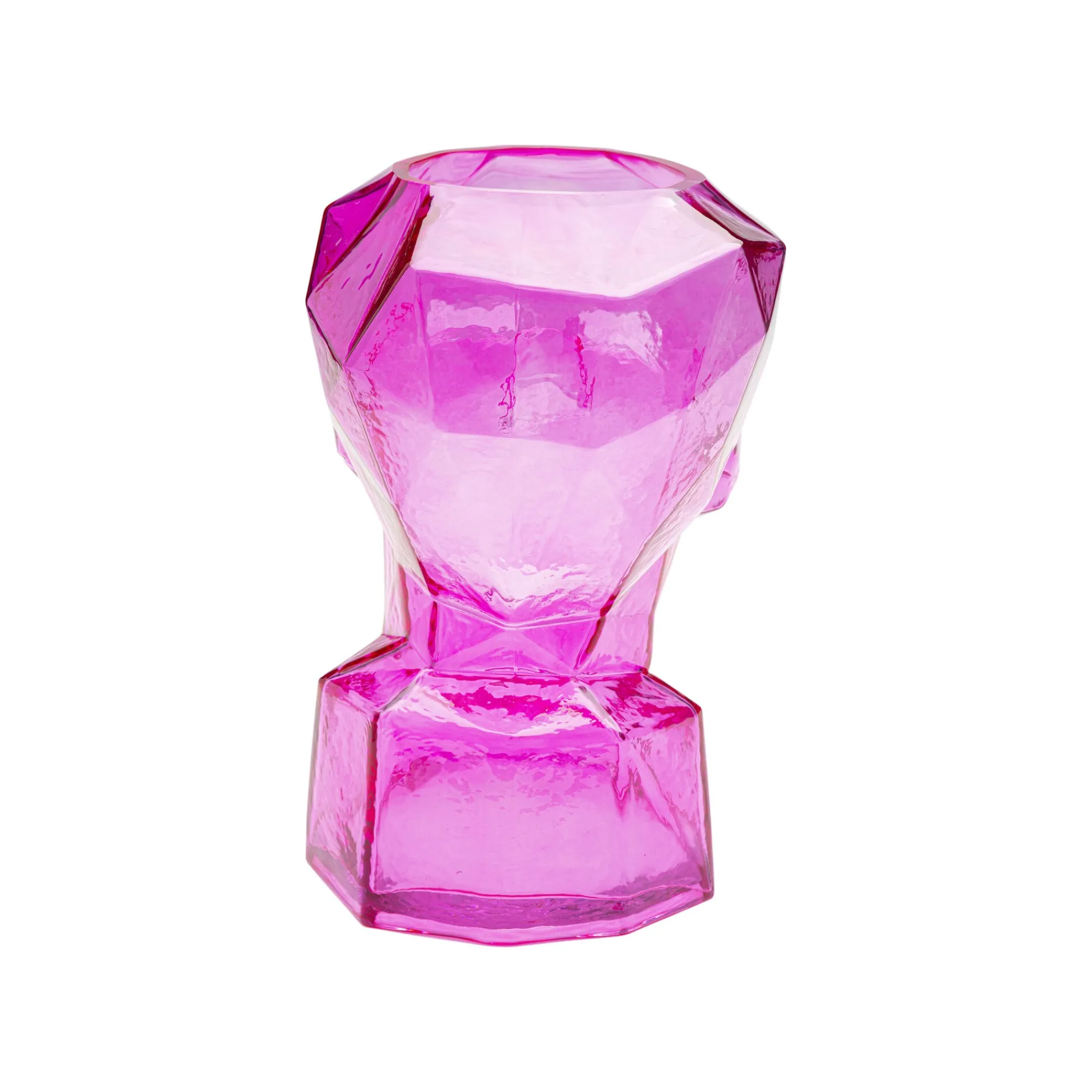 KARE Design Vase Prisma Visage Rose 30cm ^ Vase