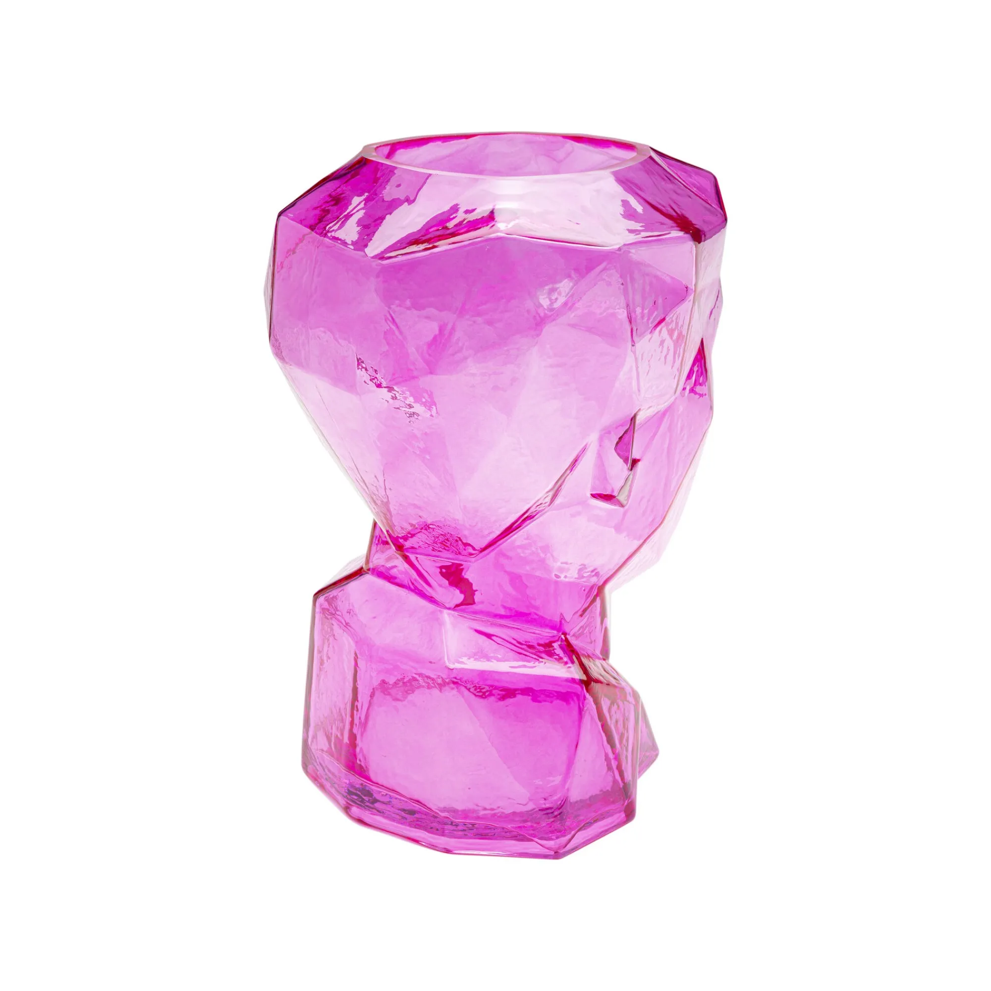 KARE Design Vase Prisma Visage Rose 30cm ^ Vase