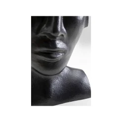 KARE Design Vase Rostro Visage Noir 17cm ^ Vase