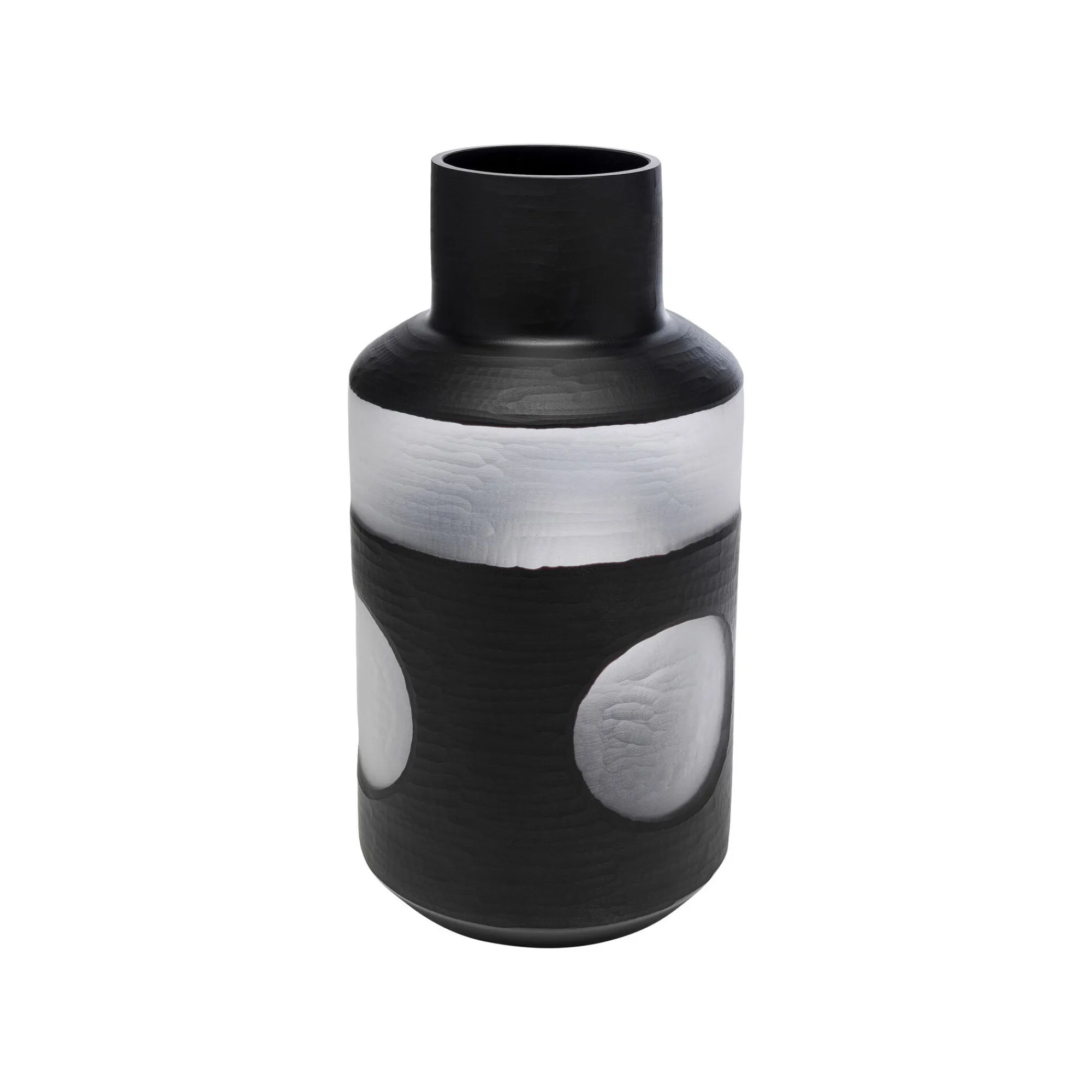 KARE Design Vase Shadow Noir Et Blanc 44cm ^ Vase