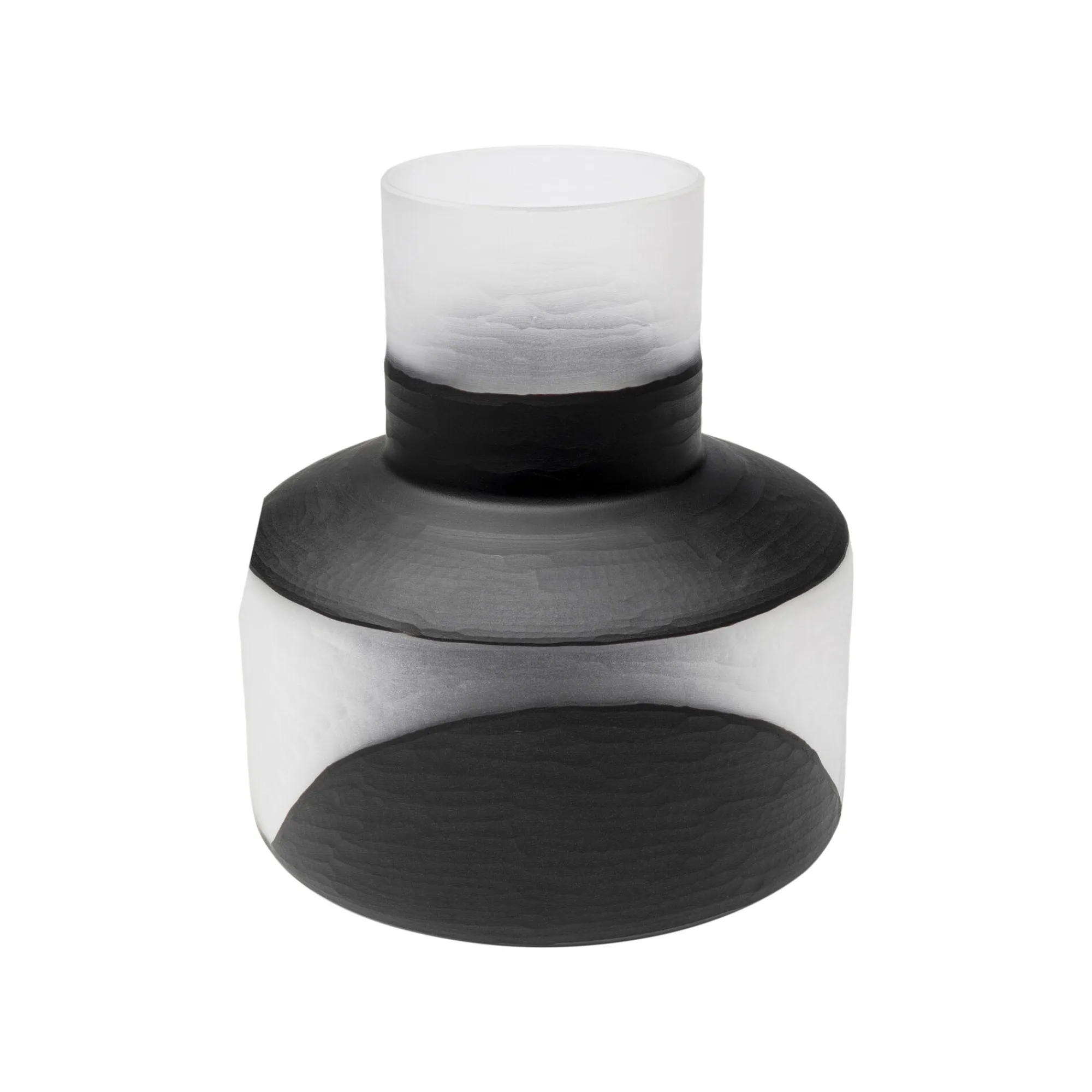 KARE Design Vase Shadow Noir Et Blanc 34cm ^ Vase