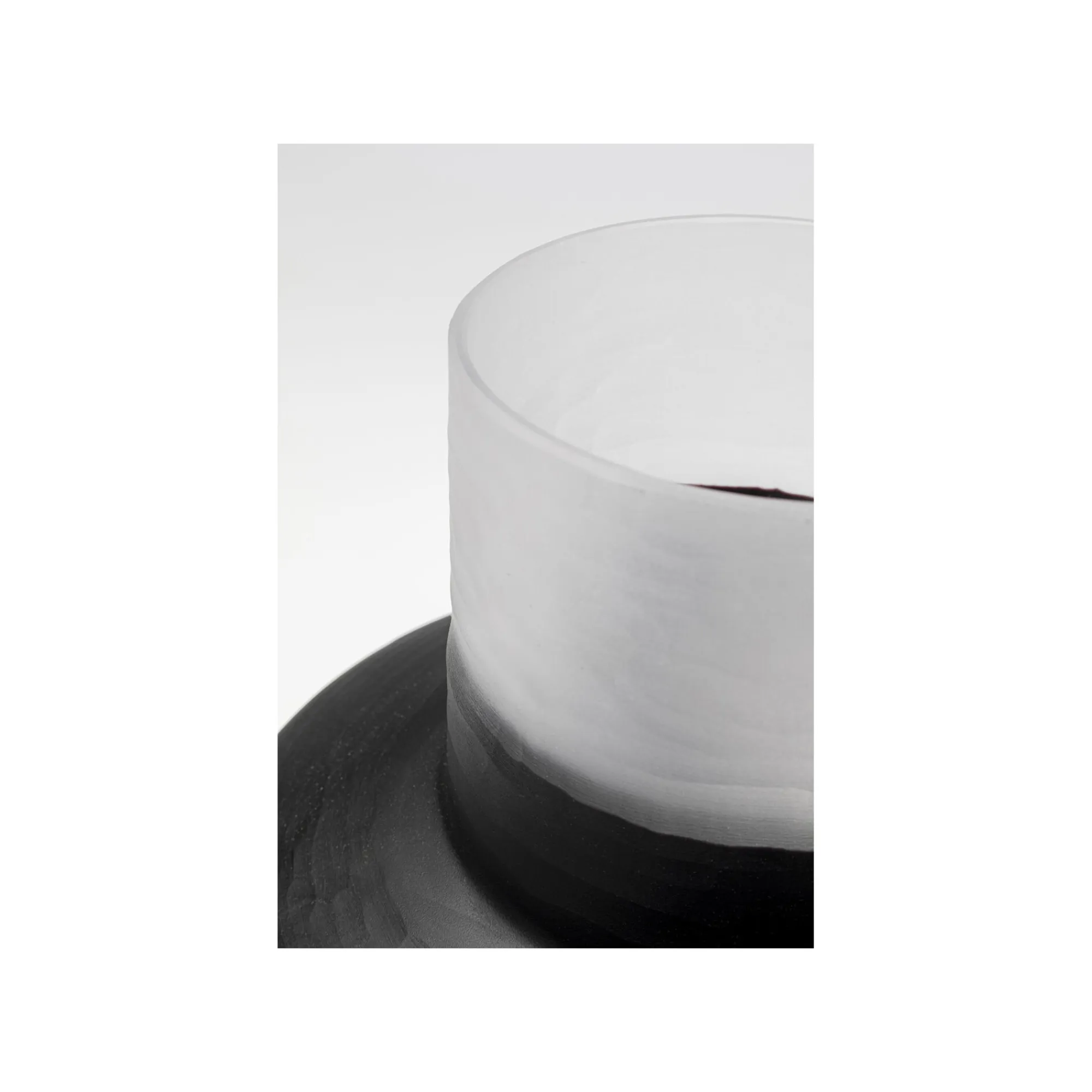 KARE Design Vase Shadow Noir Et Blanc 34cm ^ Vase