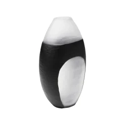 KARE Design Vase Shadow Noir Et Blanc 41cm ^ Vase