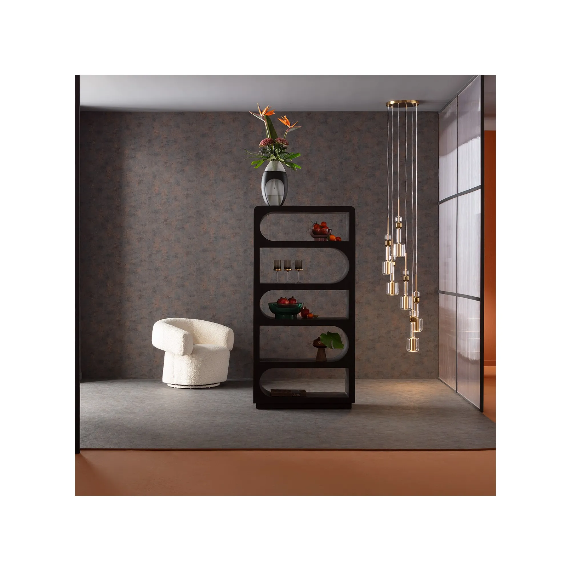 KARE Design Vase Shadow Noir Et Blanc 41cm ^ Vase