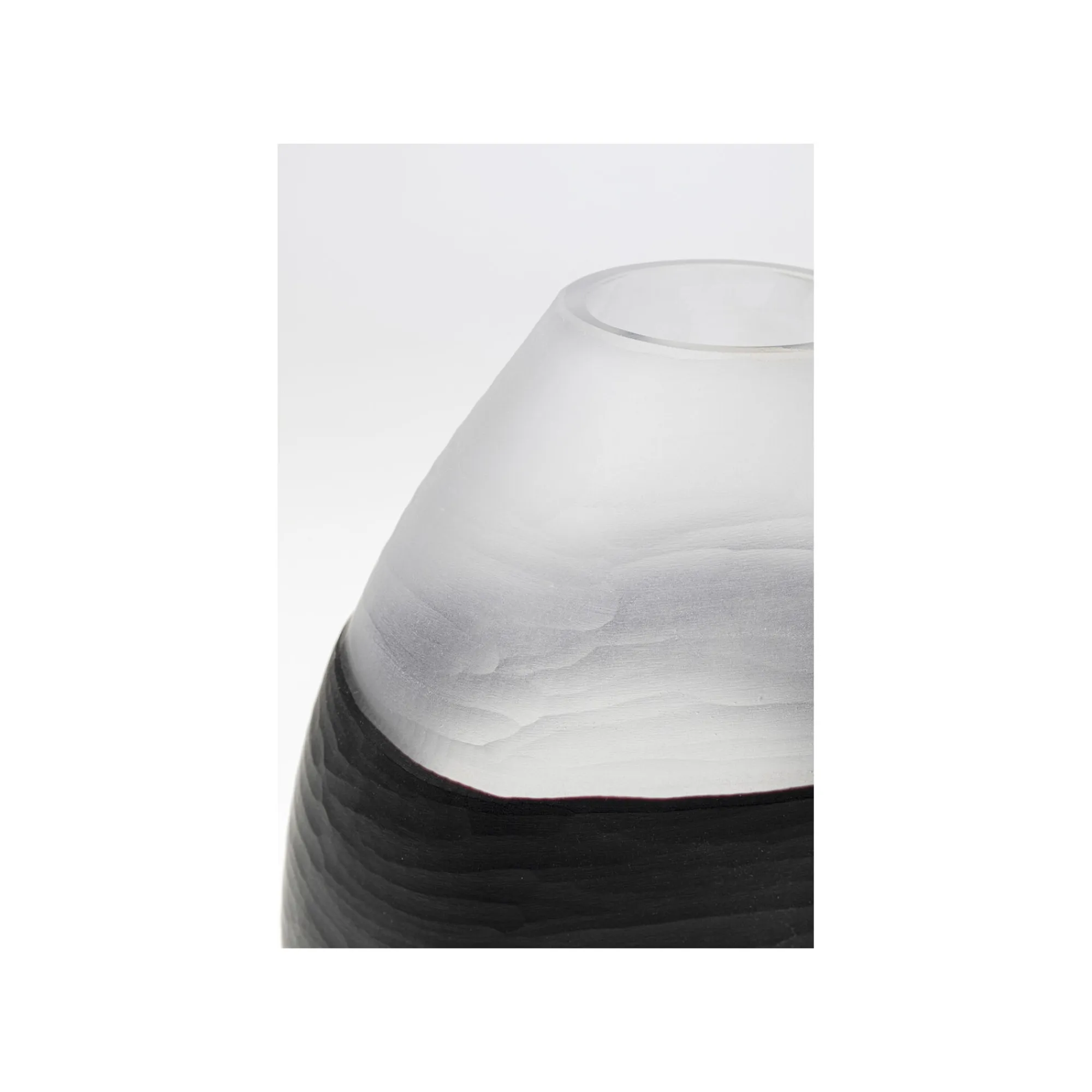 KARE Design Vase Shadow Noir Et Blanc 41cm ^ Vase