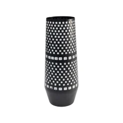 KARE Design Vase Squares Noir Et Blanc 40cm ^ Vase