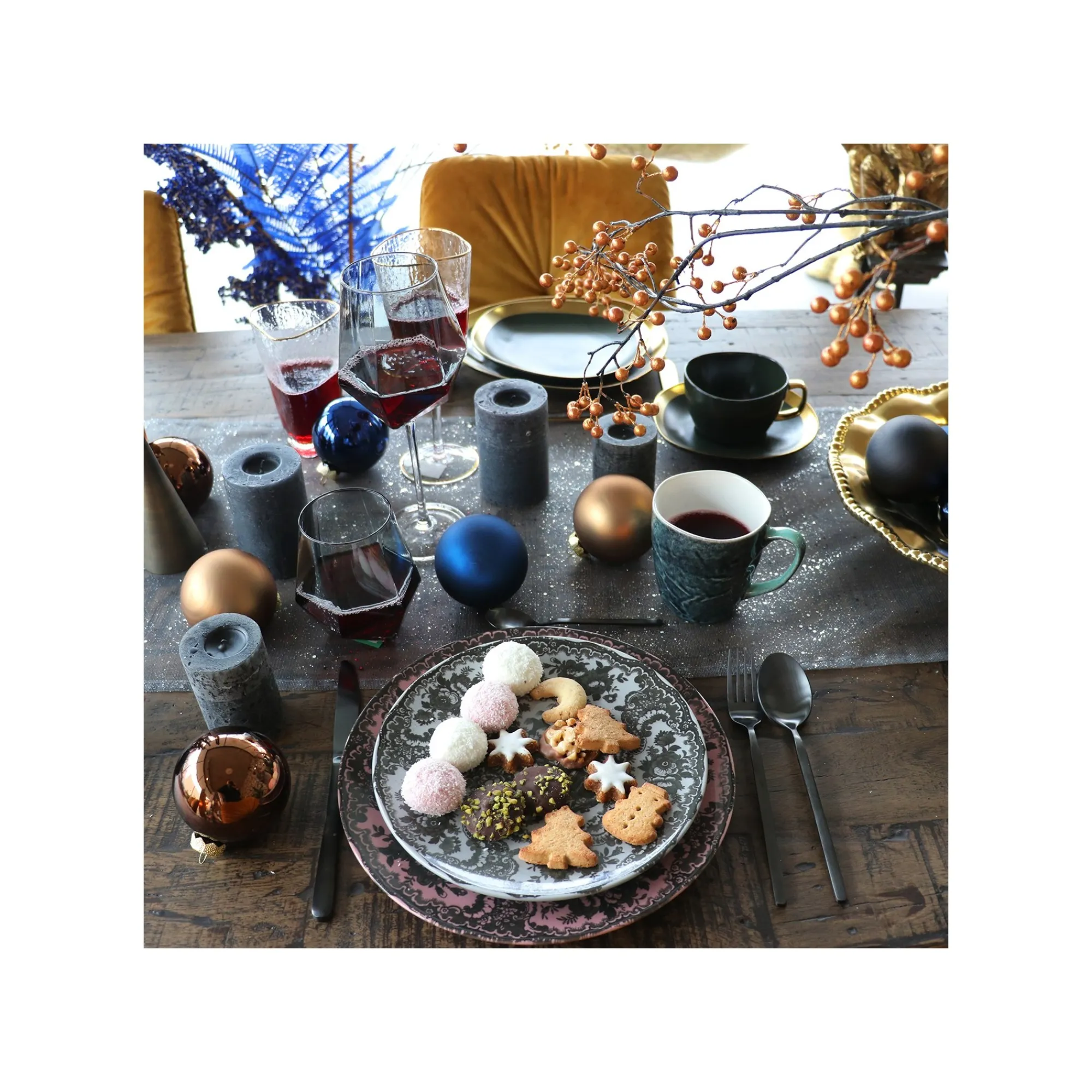 KARE Design Verres à Eau Diamond Fumé Set De 4 ^ Vaisselle