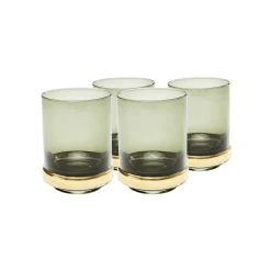 KARE Design Verres à Eau Innocent Fumé Set De 4 ^ Vaisselle