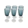 KARE Design Verres à Vin Blanc Cascata Bleus Set De 6 ^ Vaisselle