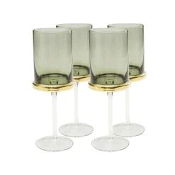KARE Design Verres à Vin Blanc Innocent Fumé Set De 4 ^ Vaisselle