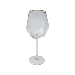 KARE Design Verres à Vin Diamond Dorés Set De 4 ^ Vaisselle