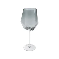 KARE Design Verres à Vin Diamond Fumé Set De 4 ^ Vaisselle
