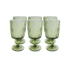 KARE Design Verres à Vin Fogli Verts Set De 6 ^ Vaisselle