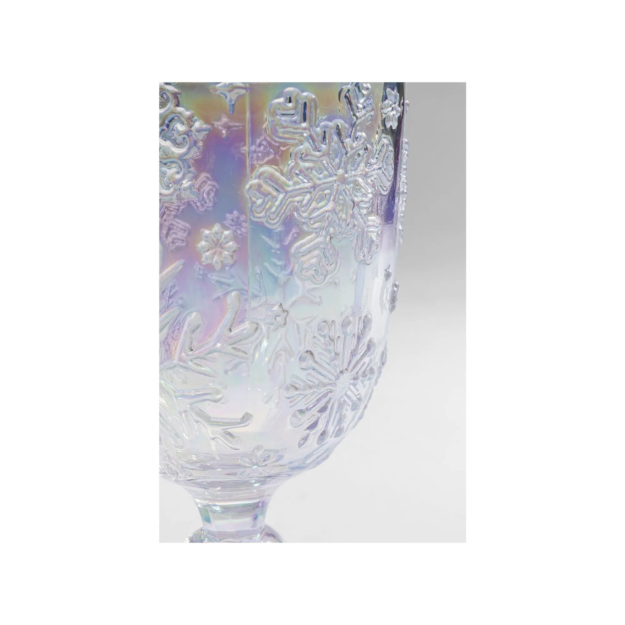 KARE Design Verres à Vin Ice Flowers Violets Set De 6 ^ Vaisselle