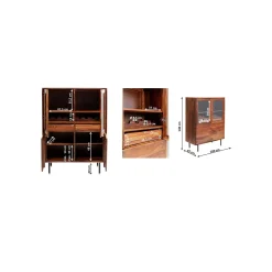 KARE Design Vitrine Ravello 140cm ^ Étagère Et Bibliothèque